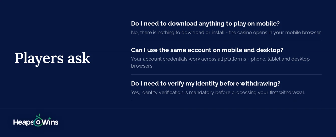 Address player FAQ queries.